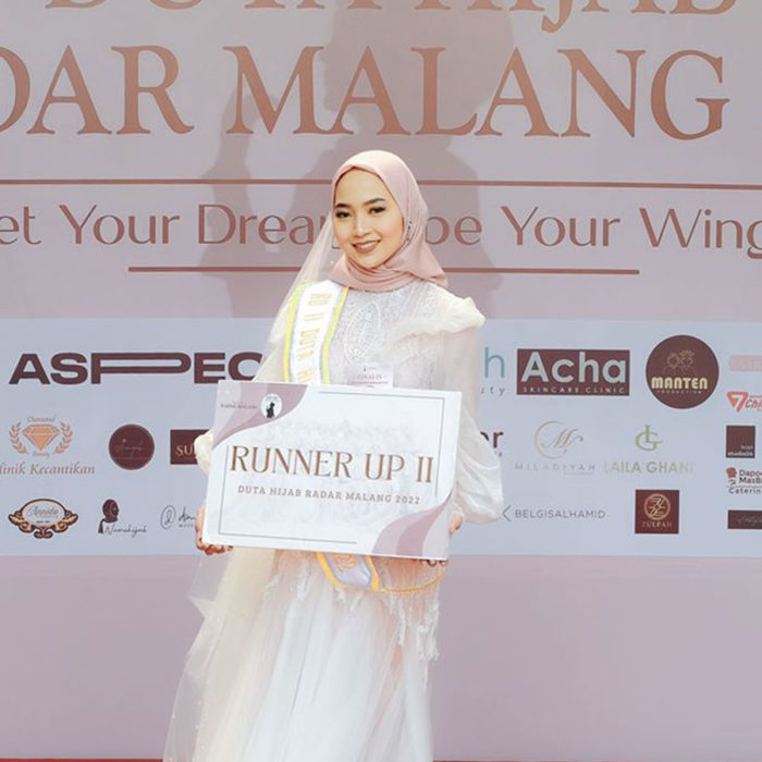 Usrin Amirawati, Runner Up Duta Hijab Radar Malang 2022